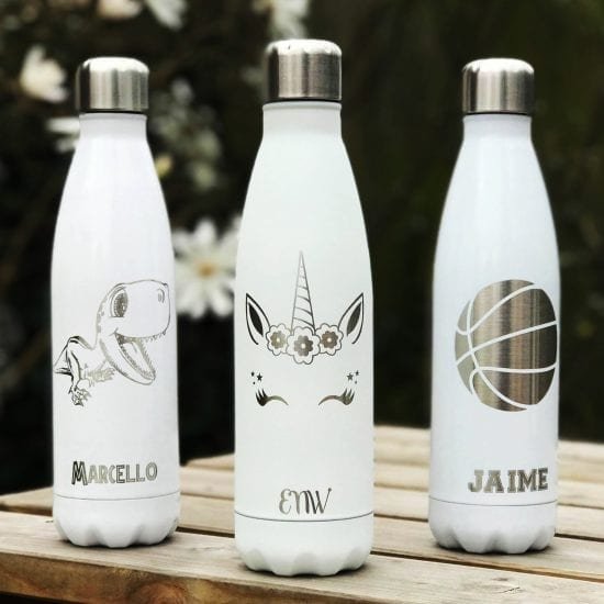 Personalised Kids Water Bottle - Laser Engraved