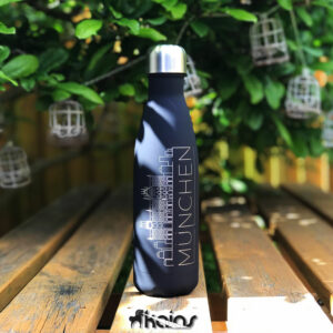 Black Insulated Water Bottle