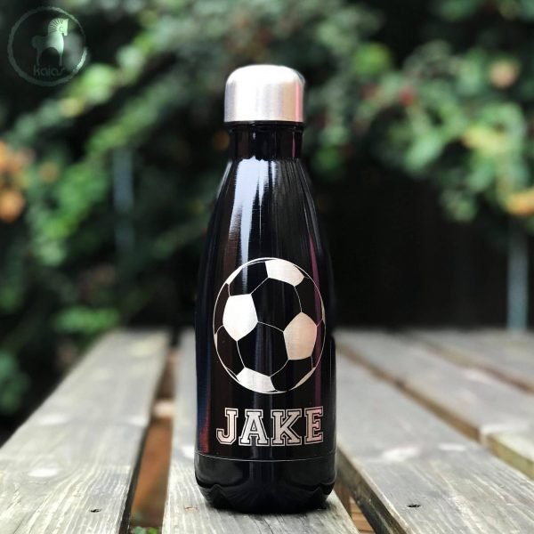 Personalised Football Water Bottle