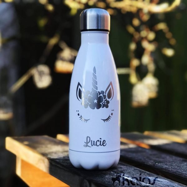 Personalised Unicorn Water Bottle