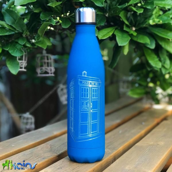 Personalised 750ML Water Bottle - Tardis, Doctor Who