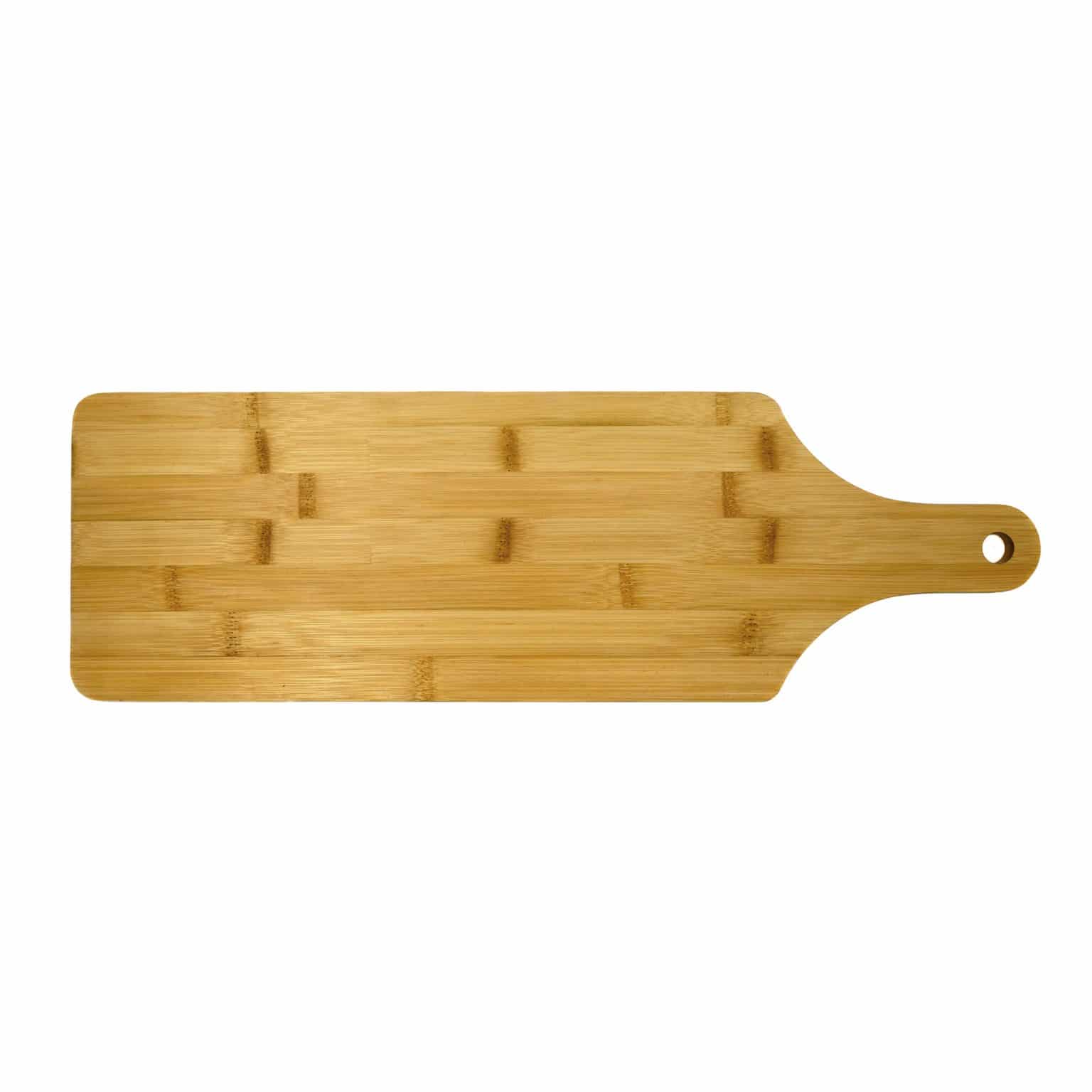 Personalised Bamboo Serving Board With Handle Wooden Serving Board