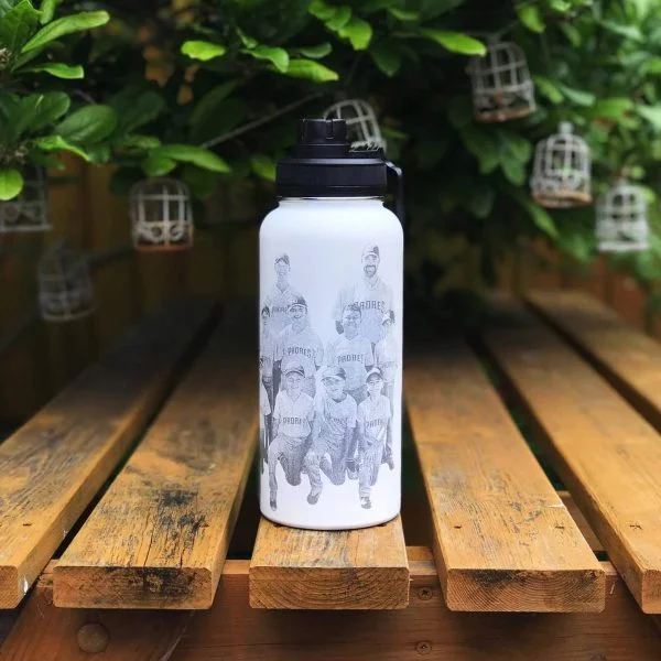 Photo Engraved Water Bottles