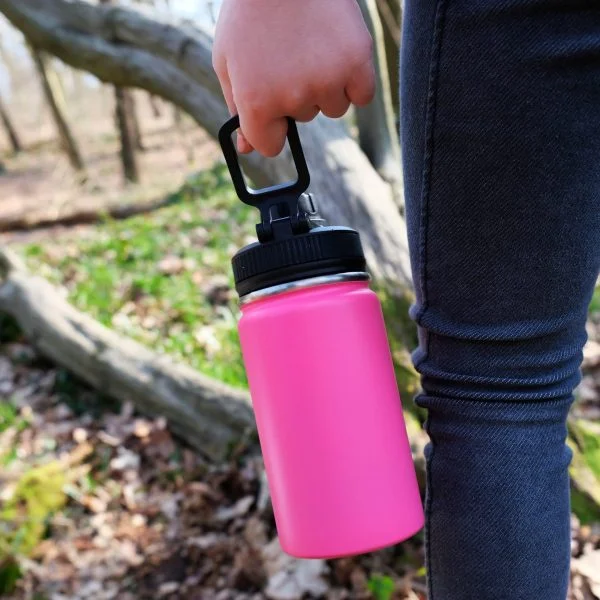 Twist N Sip Water Bottles - Small, Pink, 12OZ